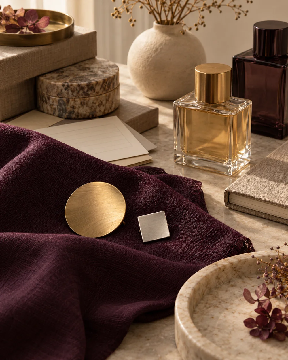 Arrange Two Brooches With One Clear Focal Point — AI-generated editorial concept