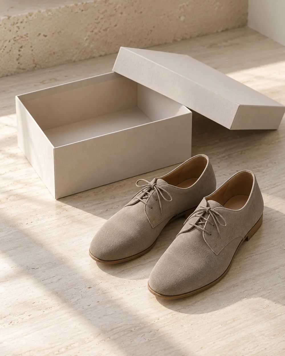 Check a Shoe Storage Box Before Reusing It — AI-generated editorial concept