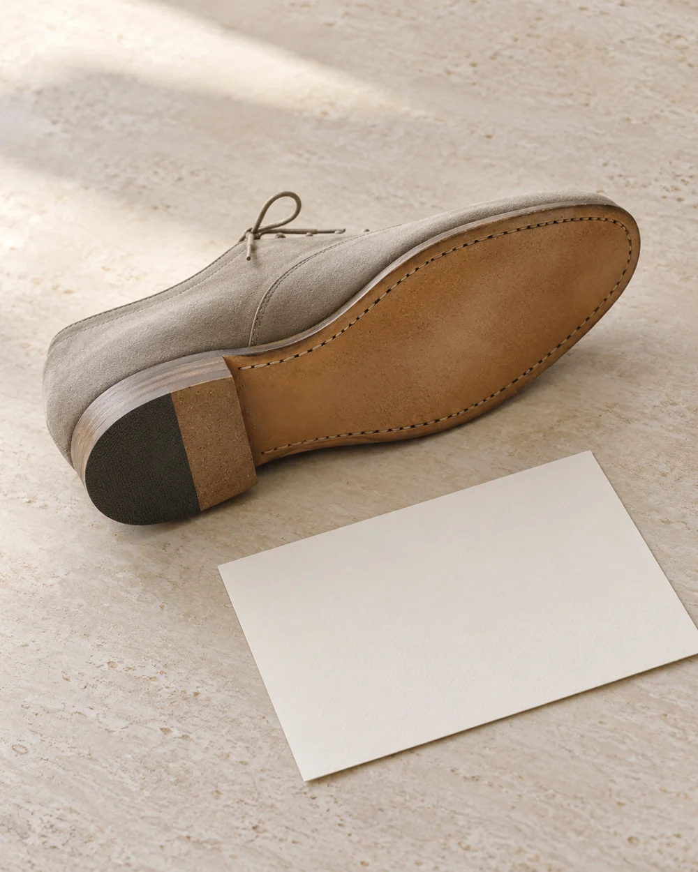 Check Shoe Sole Wear Before Planning a Repair — AI-generated editorial concept