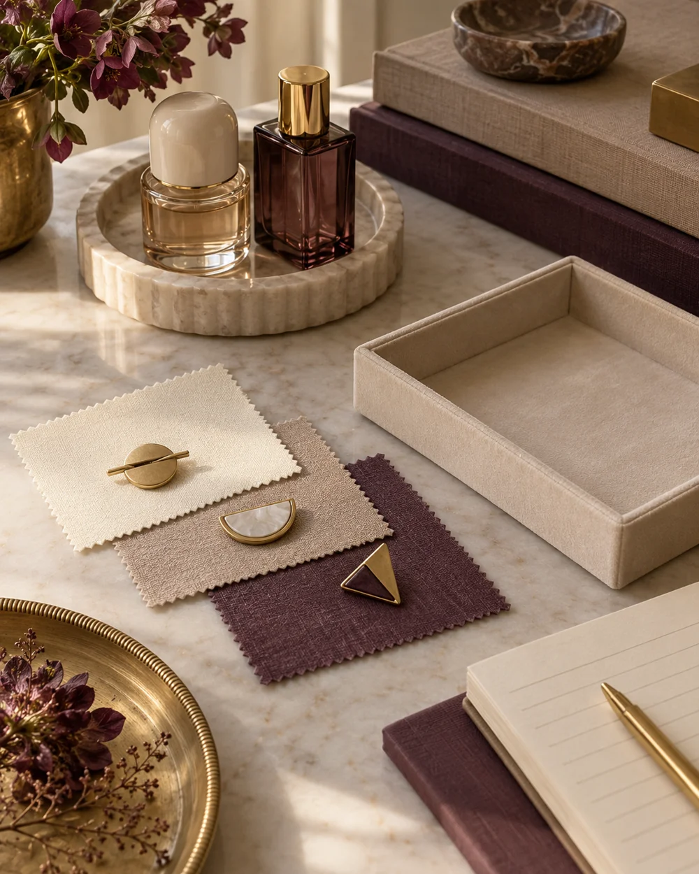 Choose a Plain Storage Lining for Accessories — AI-generated editorial concept