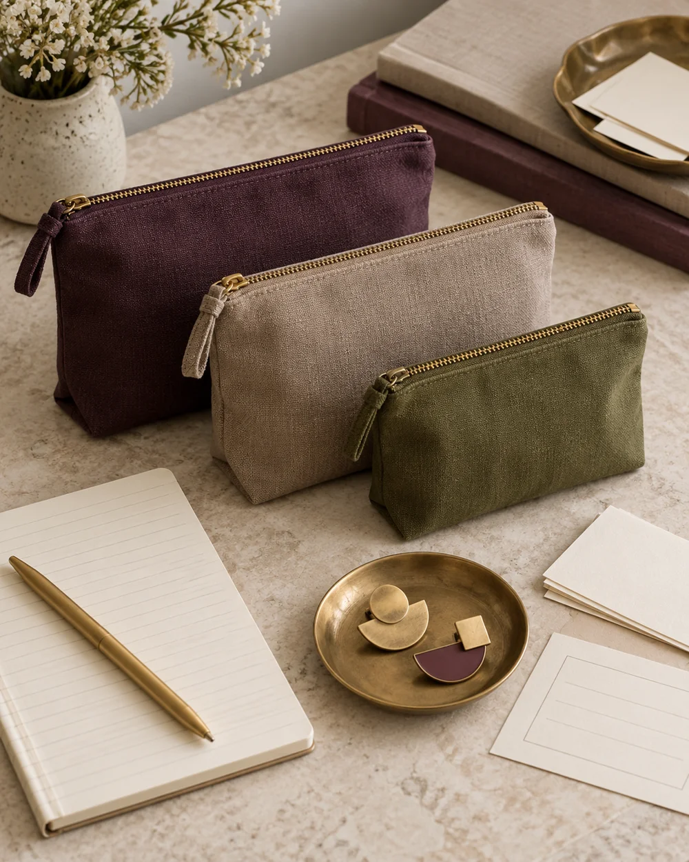Choose a Pouch Size for Actual Small Items — AI-generated editorial concept