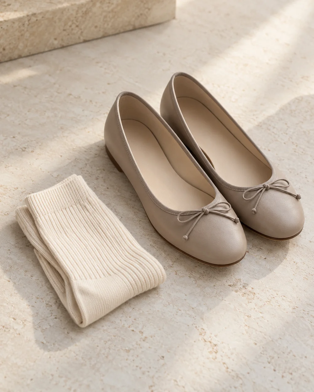 Choose Socks to Bring to a Shoe Fitting — AI-generated editorial concept