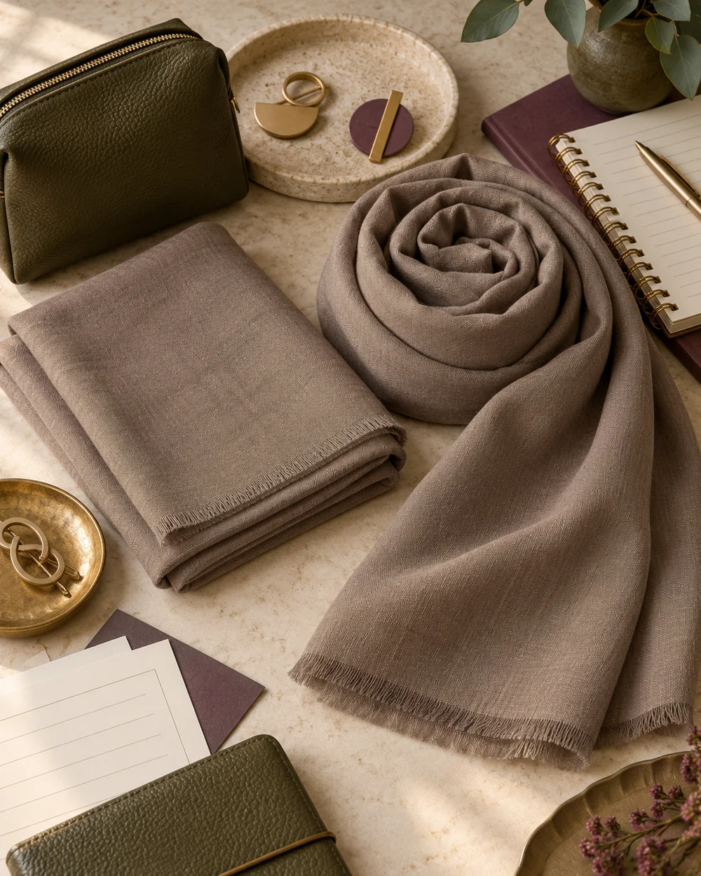 Compare a Scarf Fold With a Scarf Roll — AI-generated editorial concept