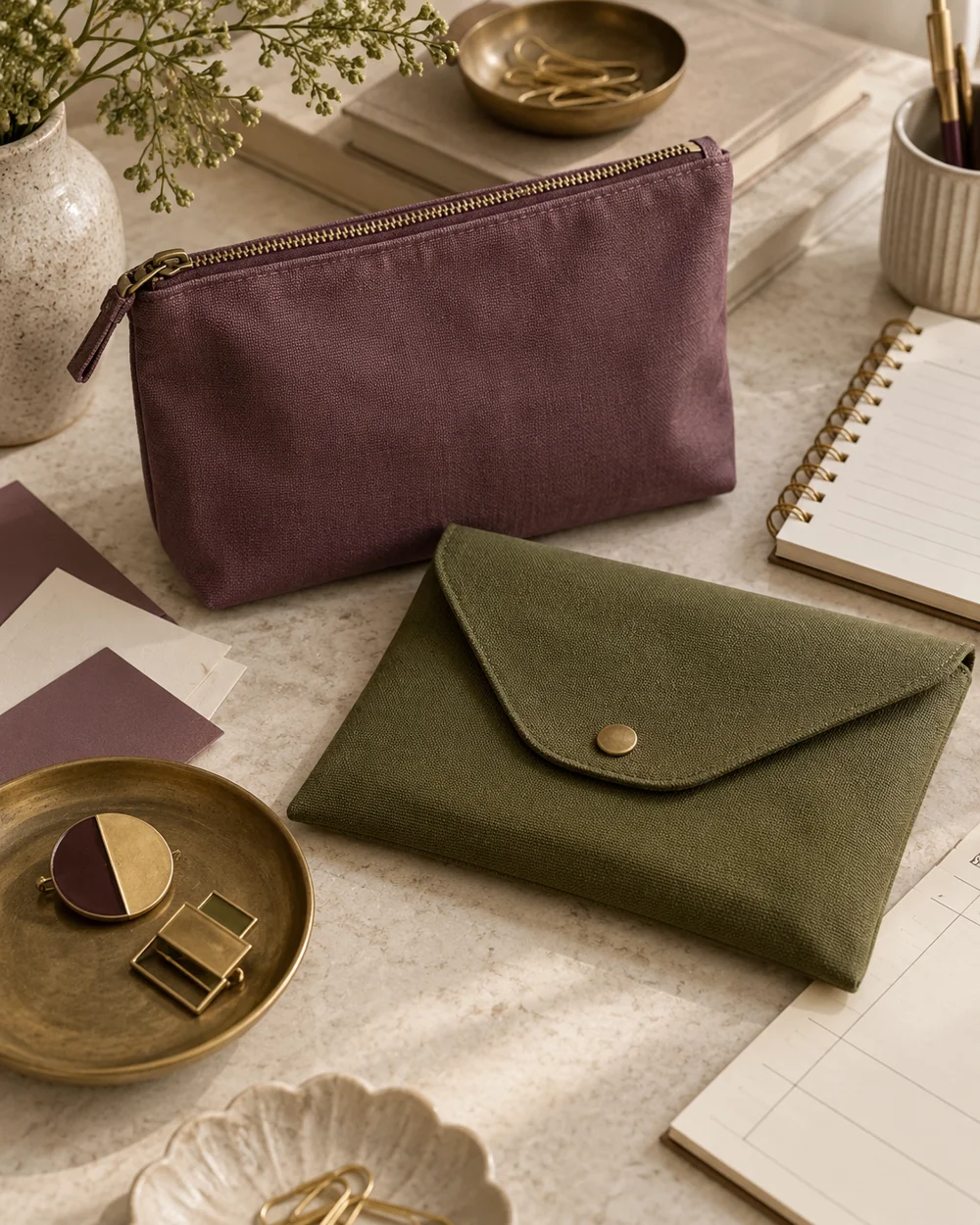 Compare Two Pouch Opening Styles — AI-generated editorial concept