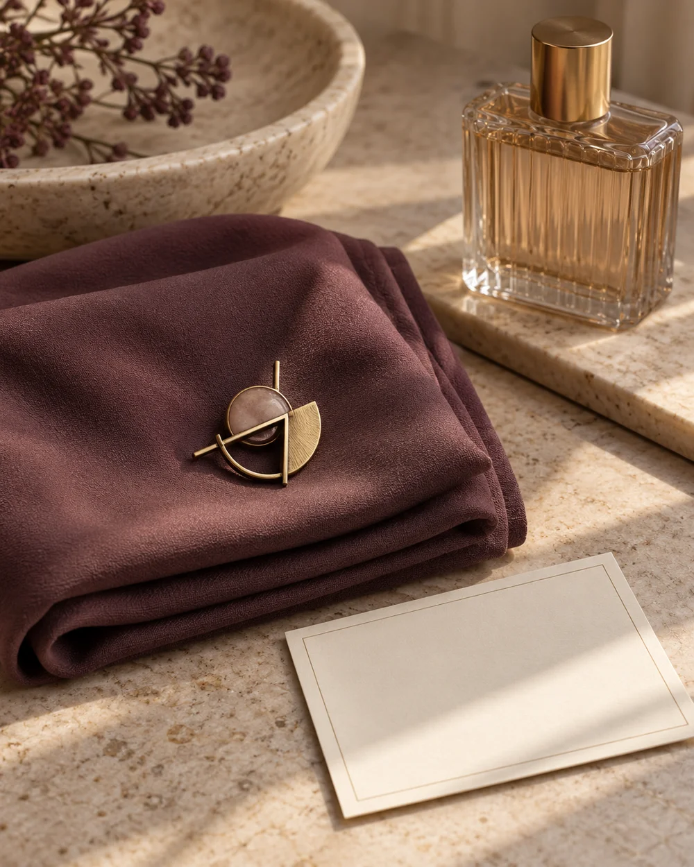 Create a Balanced Three-Object Accessory Still Life — AI-generated editorial concept