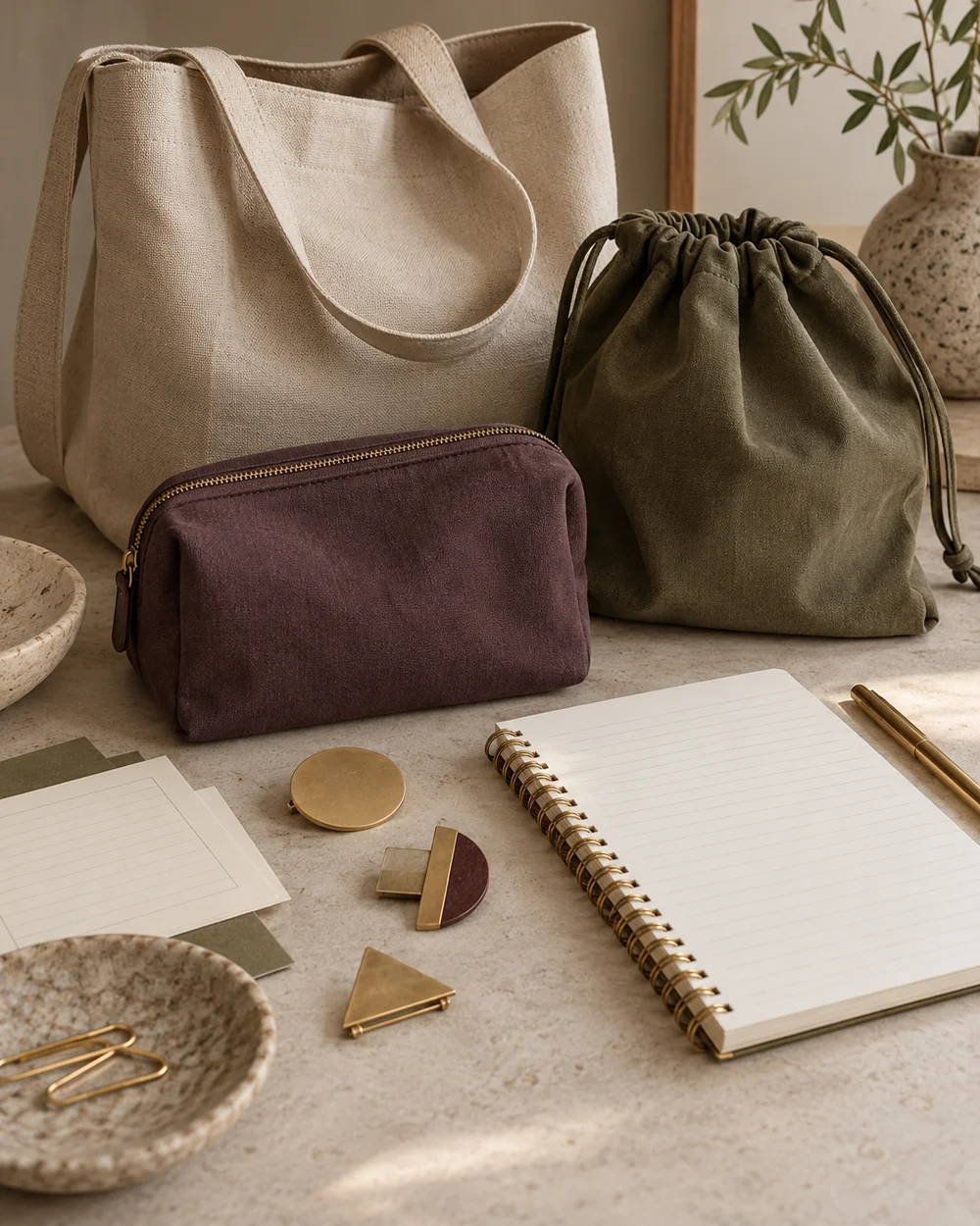 Create a Small Bag Collection Index — AI-generated editorial concept
