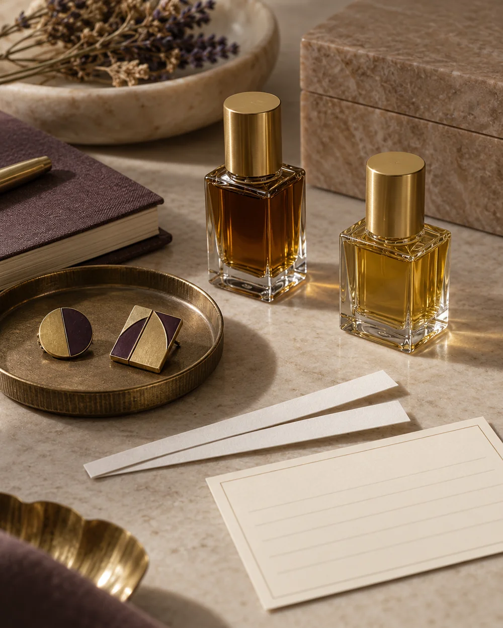 Describe a Scent Pairing Without Guessing Ingredients — AI-generated editorial concept