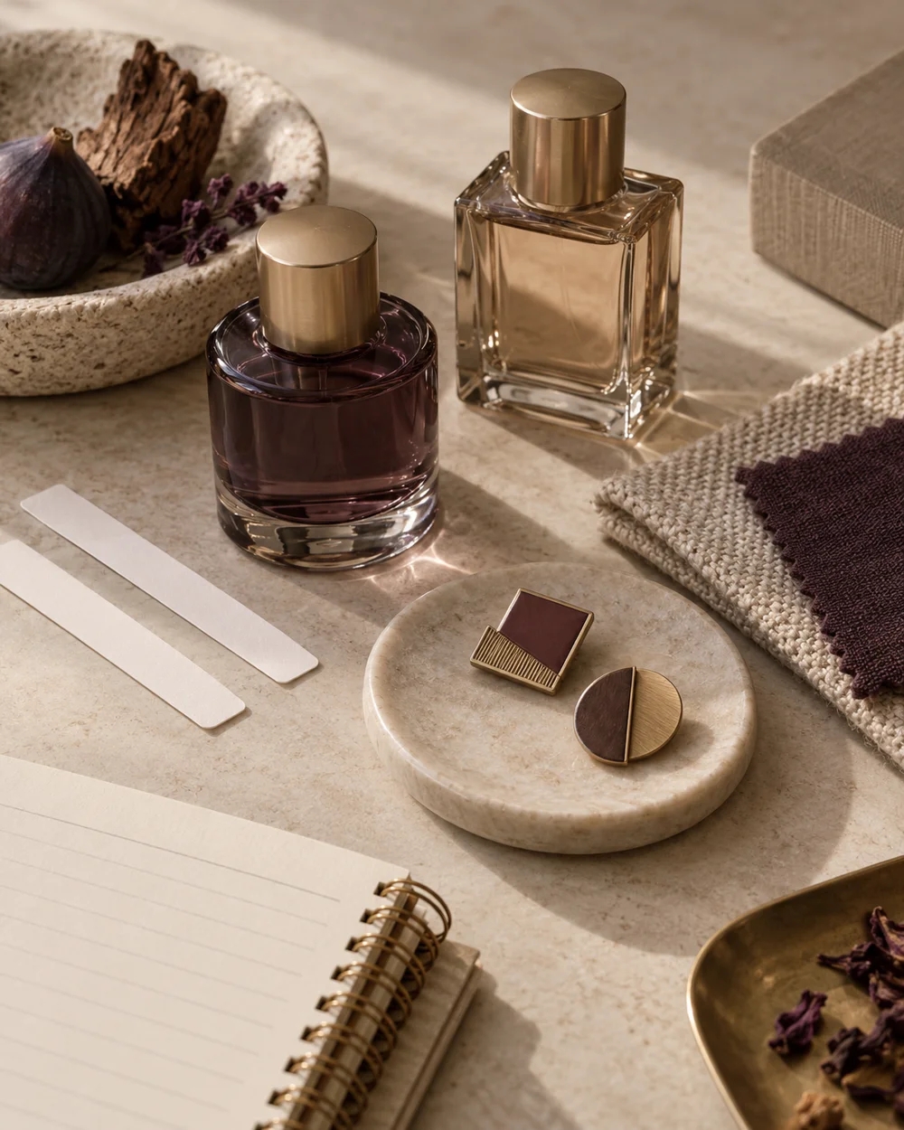Explore Soft and Dry as Subjective Scent Words — AI-generated editorial concept