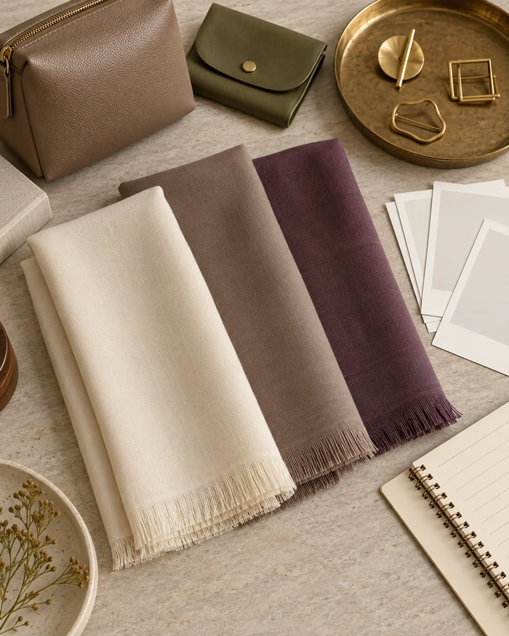 Keep a Scarf Palette Consistent Across Photos — AI-generated editorial concept