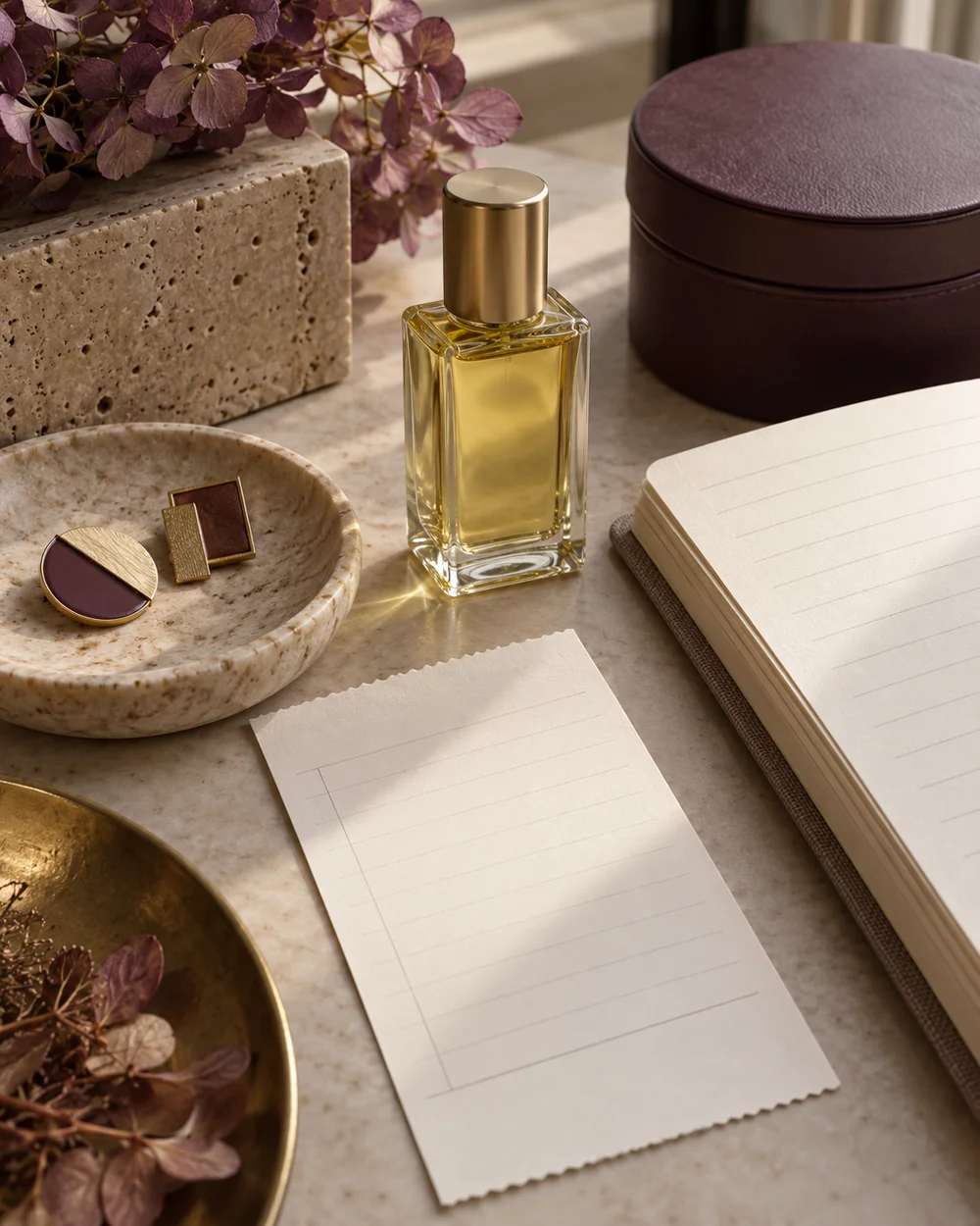 Keep a Simple Fragrance Purchase Record — AI-generated editorial concept
