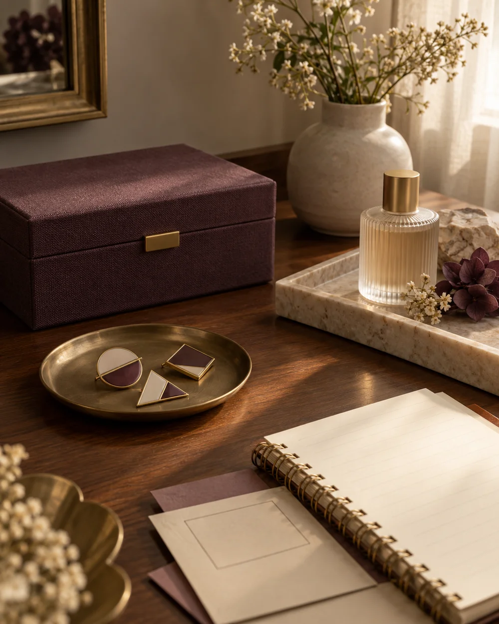 Keep Accessories Separate From Fragrance Bottles — AI-generated editorial concept