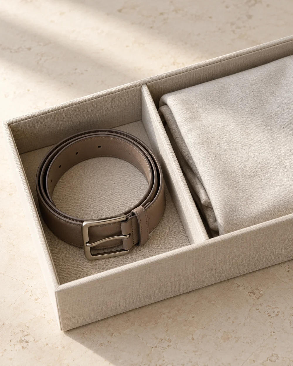 Keep Belt Hardware Apart From Delicate Fabric — AI-generated editorial concept