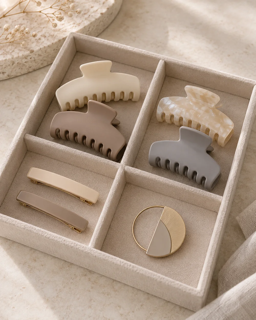 Keep Hair Accessories Separate From Brooch Pins — AI-generated editorial concept