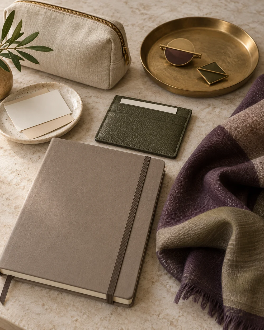 Keep Personal Details Out of Shared Flat Lay Photos — AI-generated editorial concept