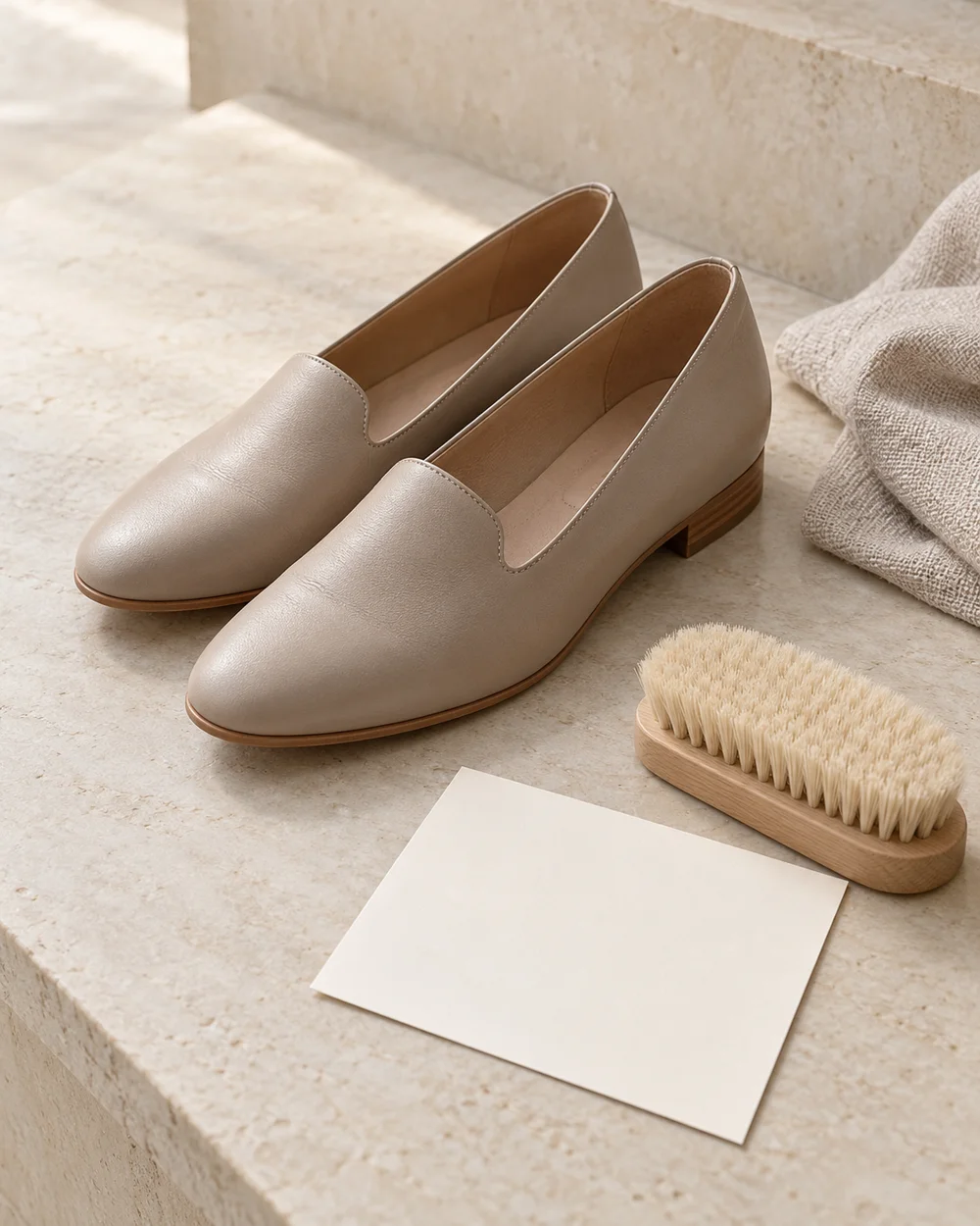 Keep Shoe Care Tools Matched to Maker Instructions — AI-generated editorial concept