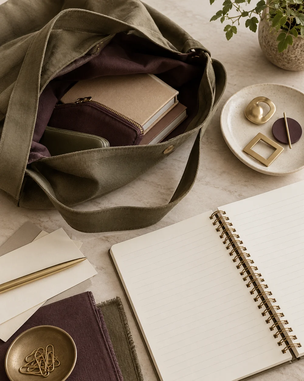 Make a Bag Pocket Location Sketch — AI-generated editorial concept