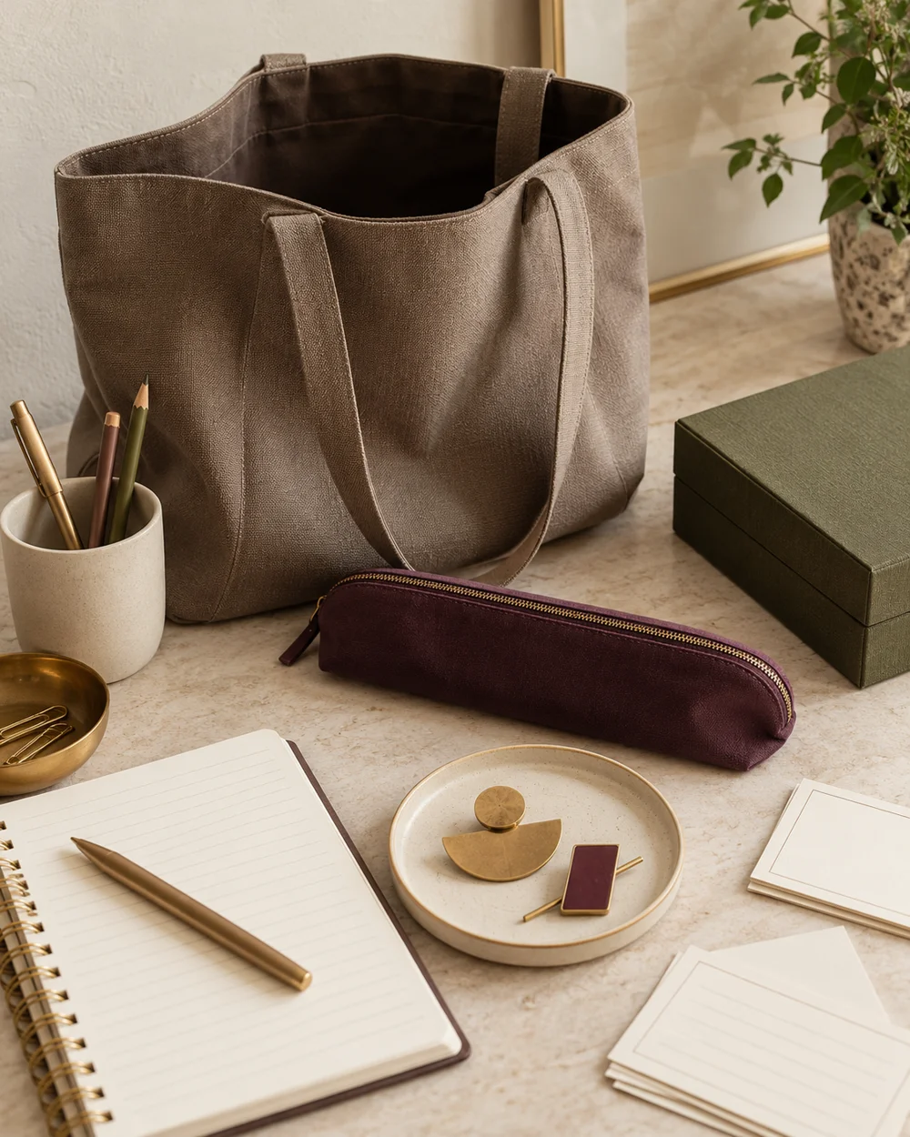 Make an Everyday Bag Contents Map — AI-generated editorial concept