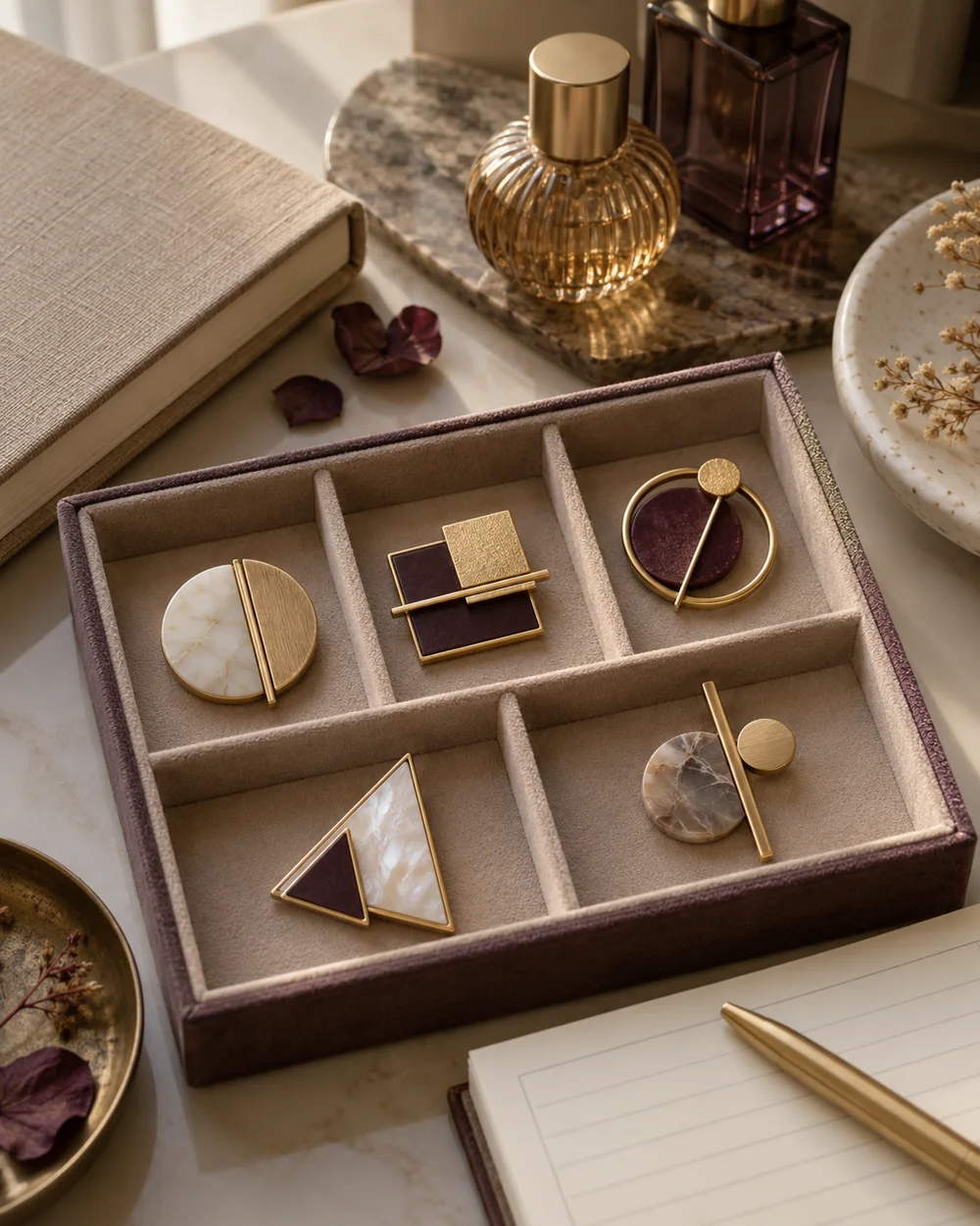 Organize Brooches Without Piling Them Together — AI-generated editorial concept