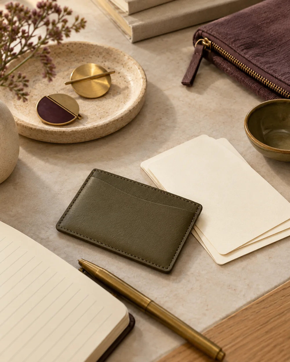 Organize Paper Cards in a Plain Sleeve — AI-generated editorial concept