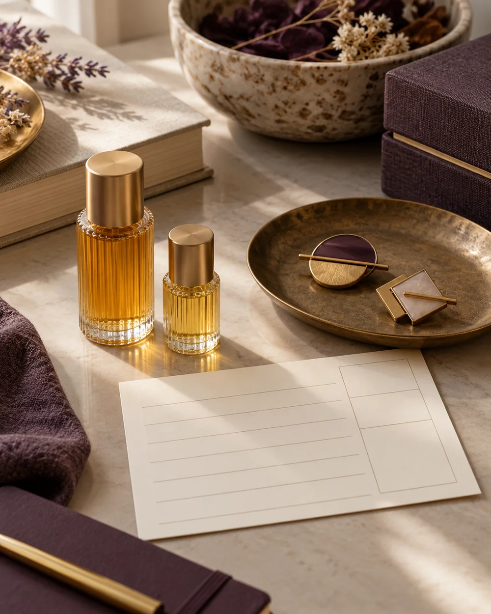 Record a Fragrance Product Version Before Comparing It — AI-generated editorial concept