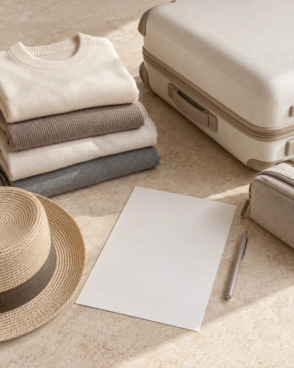 Refresh a Packing List Without Adding More Items — AI-generated editorial concept