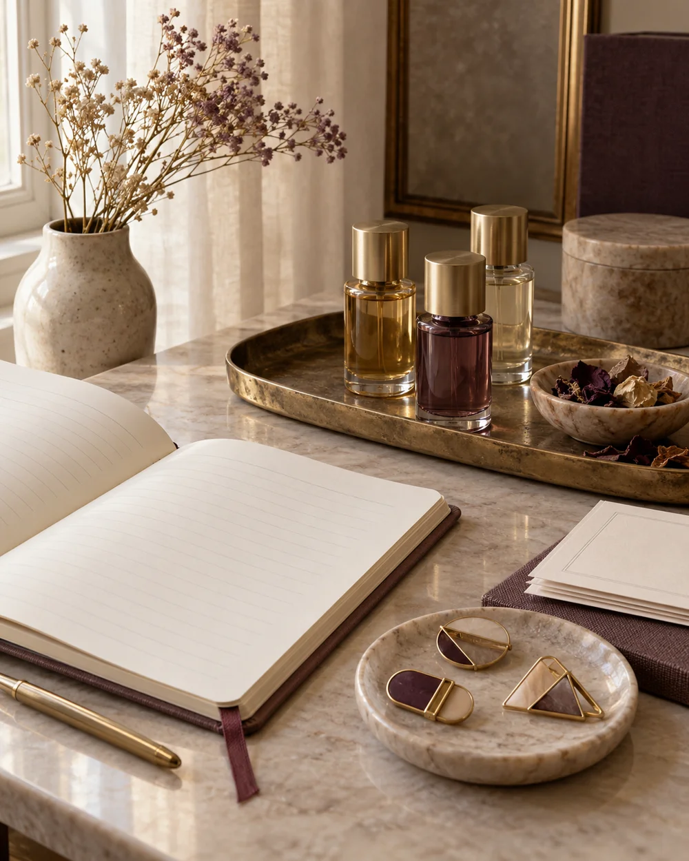 Review Your Scent Notes Before Adding Another Bottle — AI-generated editorial concept