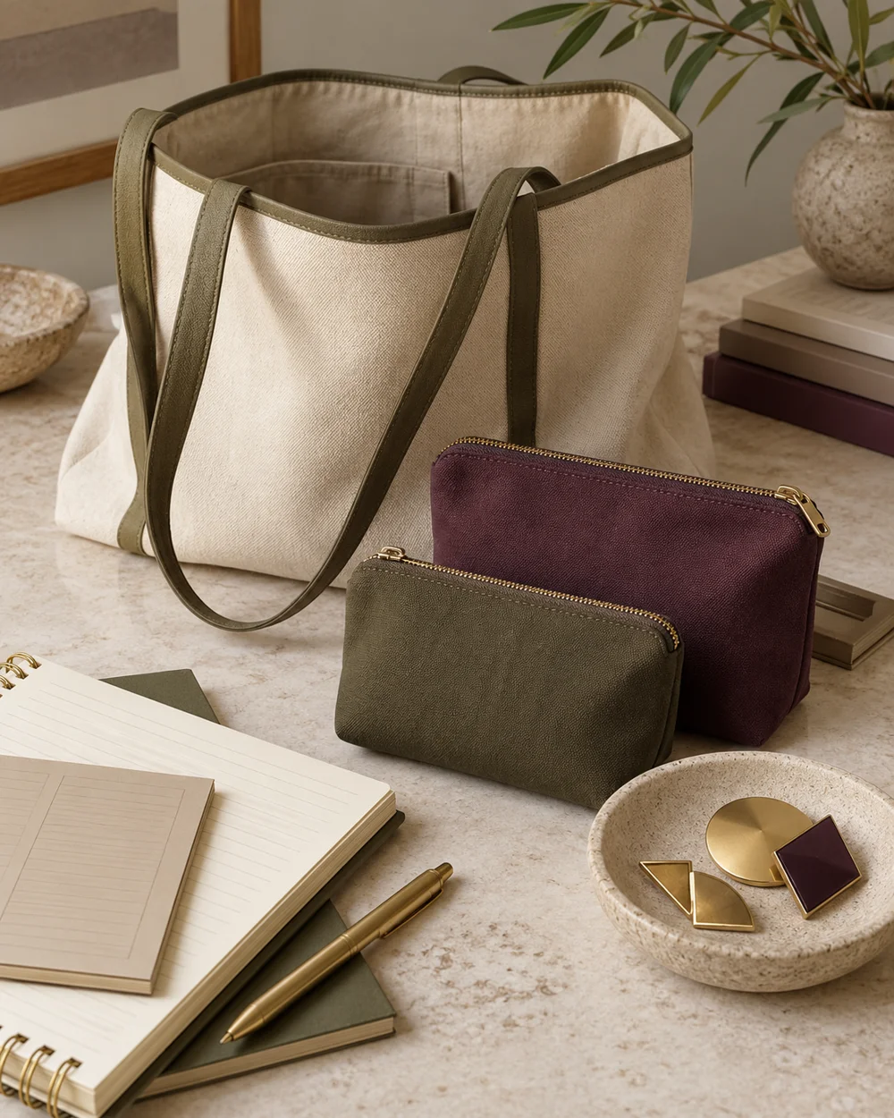 Separate Loose Small Items With a Pouch — AI-generated editorial concept
