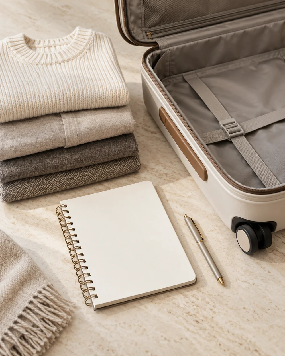 Start a Packing List With the Actual Trip Schedule — AI-generated editorial concept