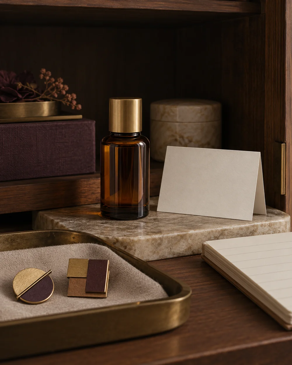 Store a Fragrance According to Its Own Label — AI-generated editorial concept