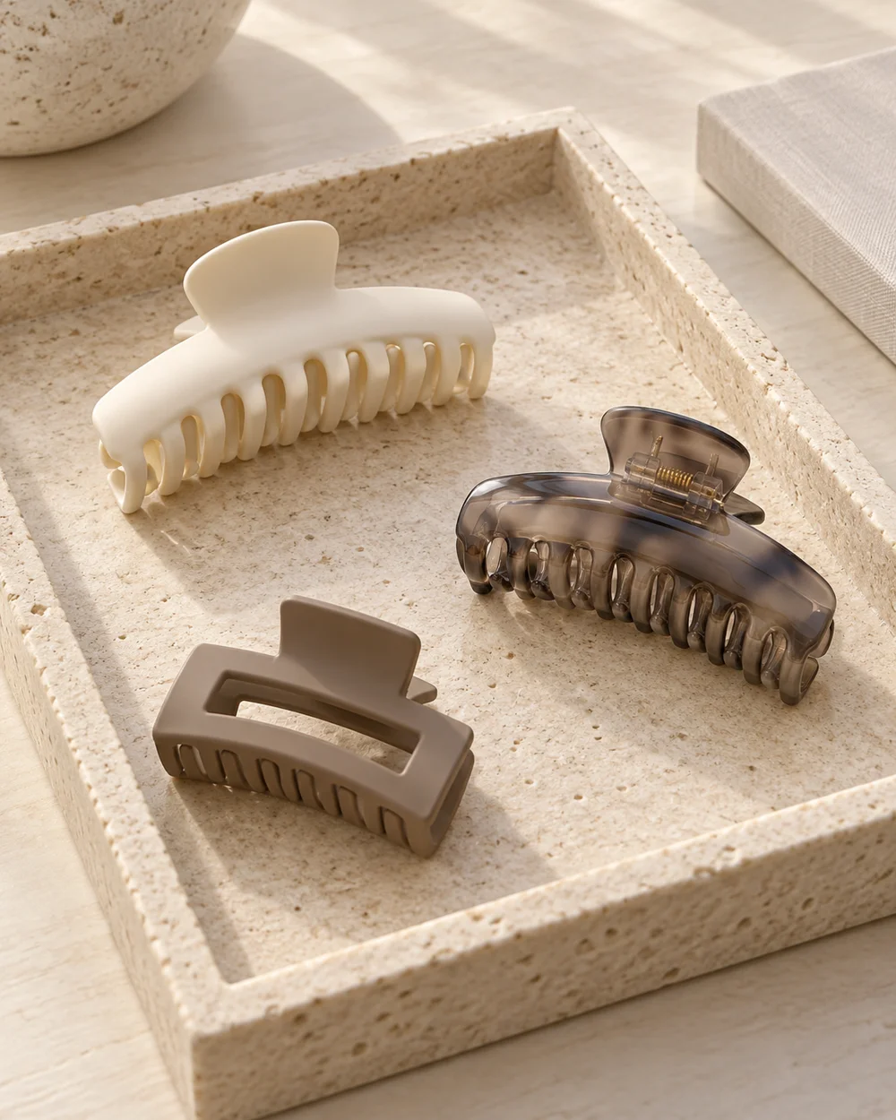 Store Hair Clips Without Loading Their Springs — AI-generated editorial concept