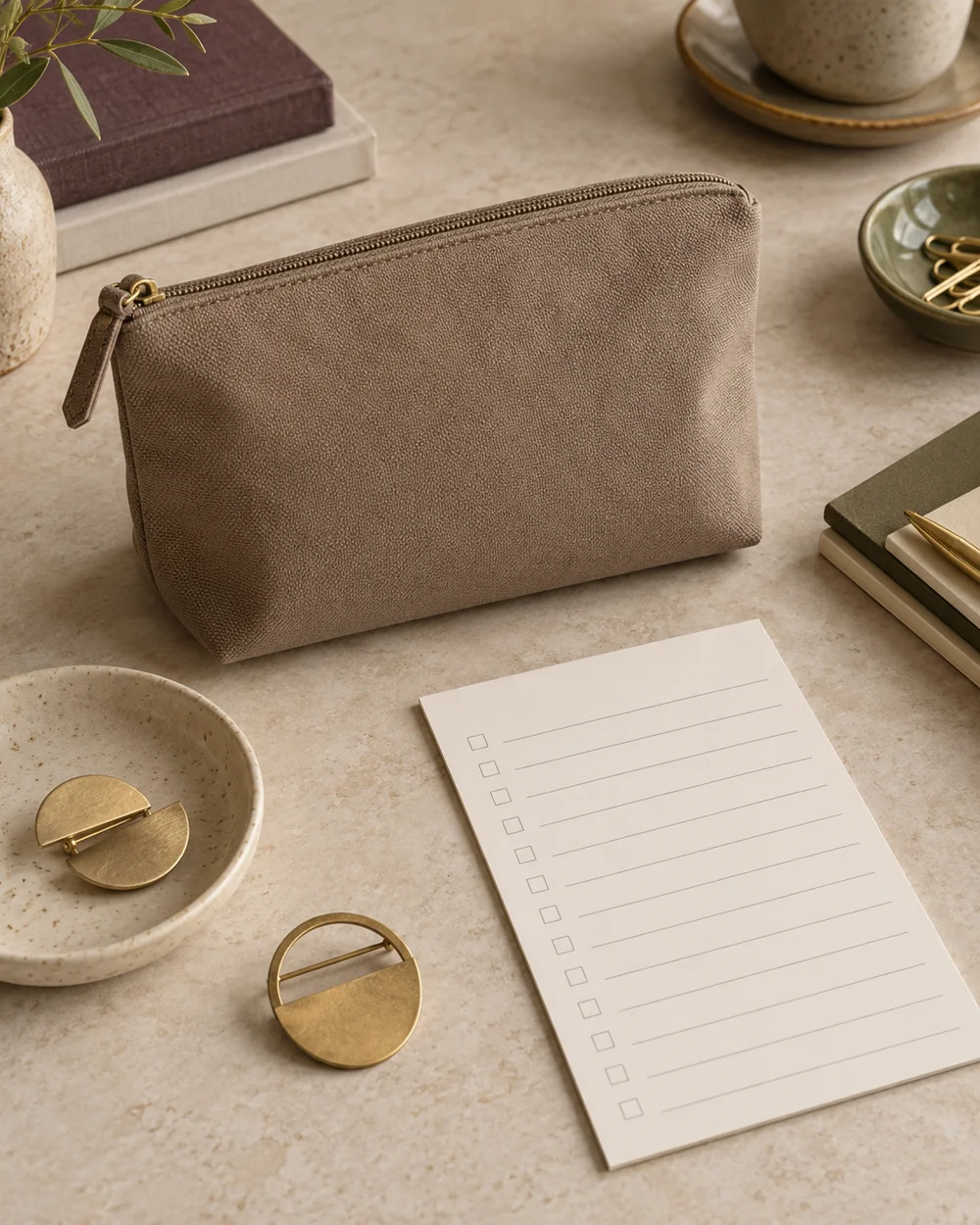Use One Pouch for One Clear Task — AI-generated editorial concept