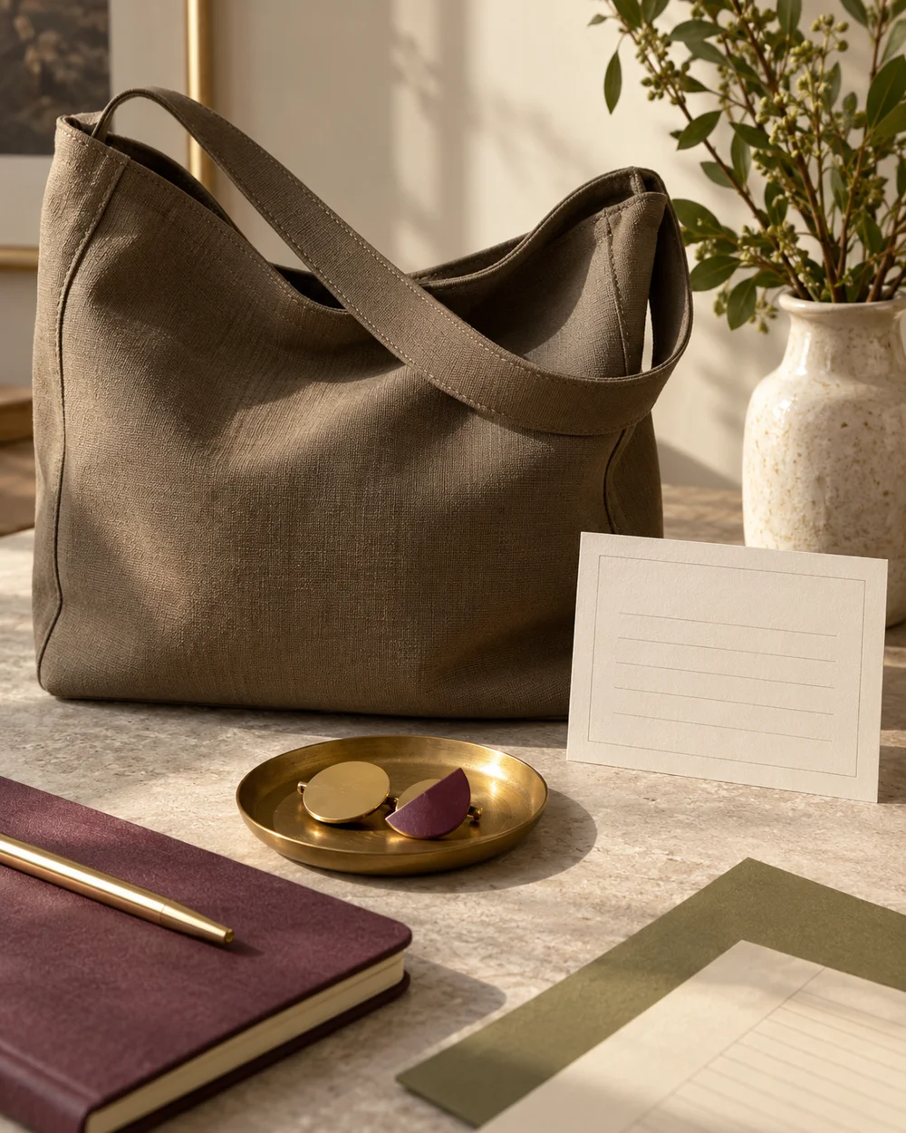 Write Clear Questions About an Unknown Bag Material — AI-generated editorial concept